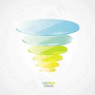 矢量荧光清新背景素材