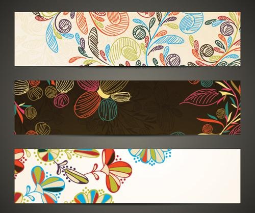 网页旗帜banner设计矢量素材二