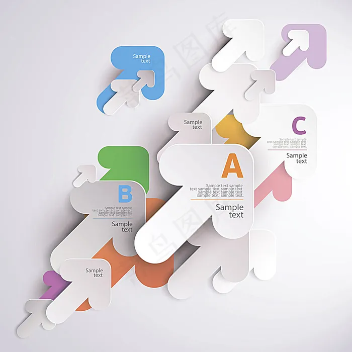 指示箭头eps,ai矢量模版下载