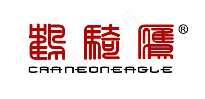 鹤骑鹰标志logo设计图片 鹤骑鹰标志logo设计图片