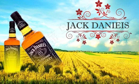 洋酒广告宣传创意设计素材图片