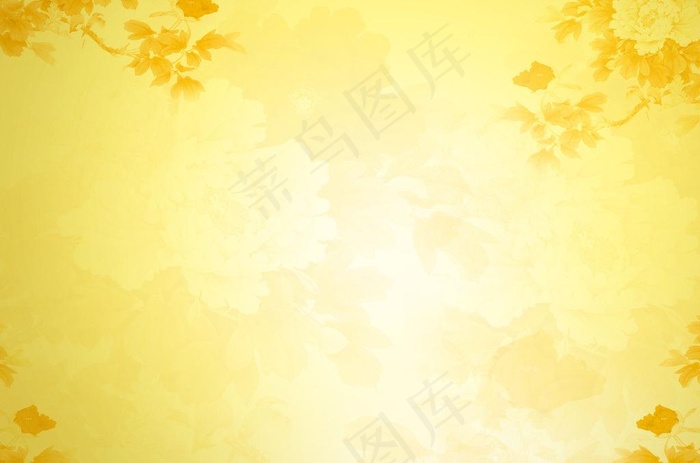 黄色背景素材图片