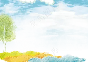卡通父亲节小报手抄报小学生