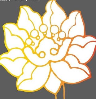 花 传统图案图片