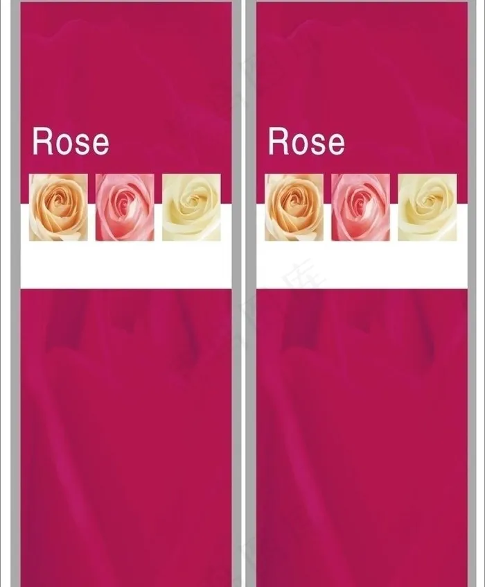 移门 rose玫瑰cdr矢量模版下载