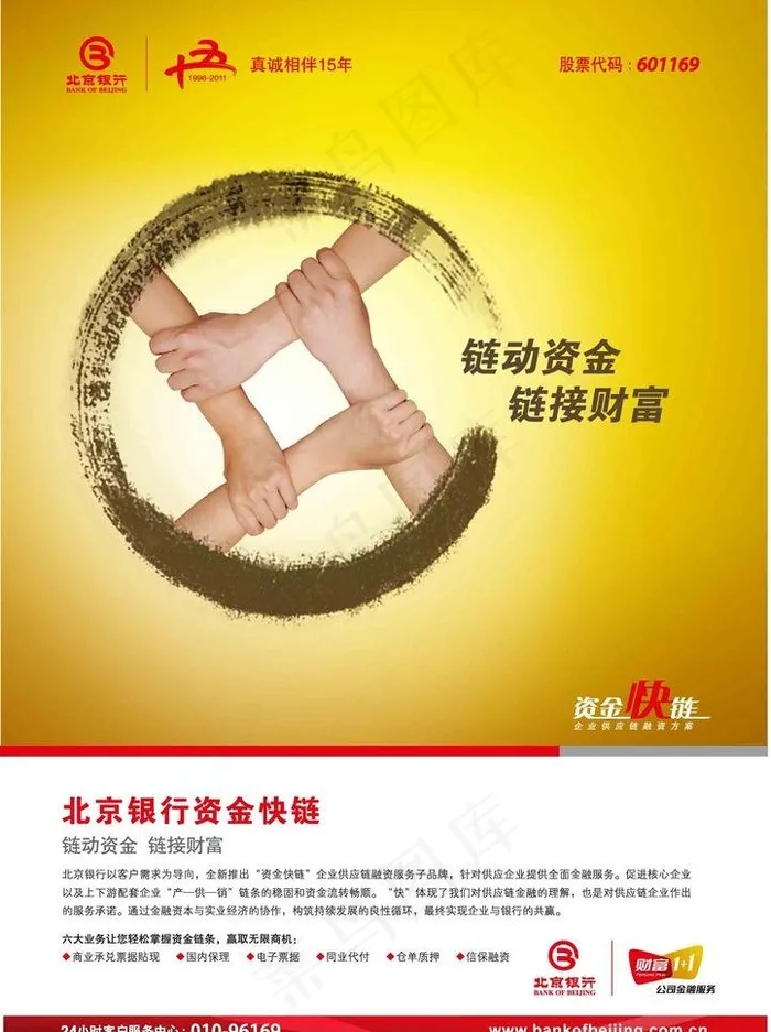 北京银行宣传广告图片ai矢量模版下载