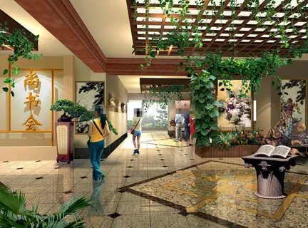 书画展览馆环境设计图片 书画展览馆环境设计图片