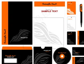 企业办公用品视觉识别系统图片