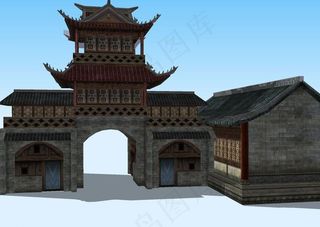 古建3D模型