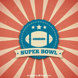 超级碗复古背景