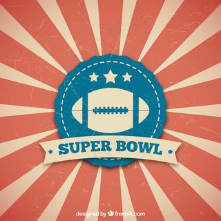 超级碗复古背景