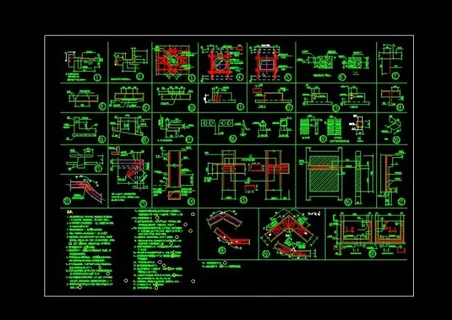 通用结构节点大样图纸dwg格式