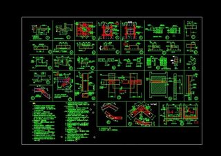 通用结构节点大样图纸dwg格式