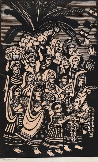 热情的印度人民