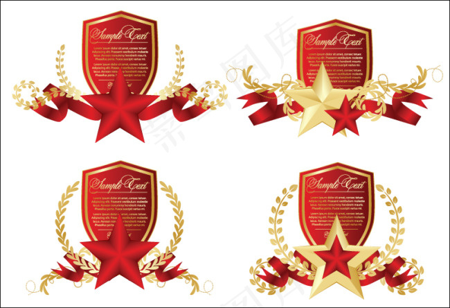 建军节主题元素 建党节