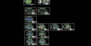 一套完整混合结构农村房子设计图