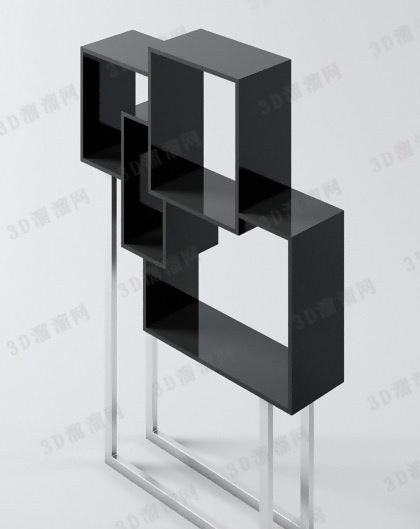 3D博古架模型