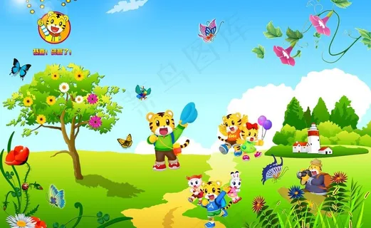 可爱卡通小老虎图片 可爱卡通小老虎图片