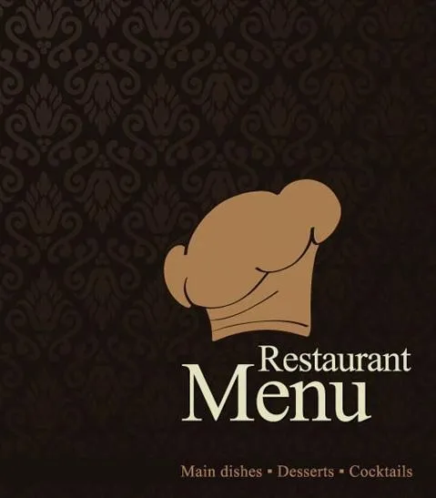 古典花纹欧式菜单封面设计图片eps,ai矢量模版下载