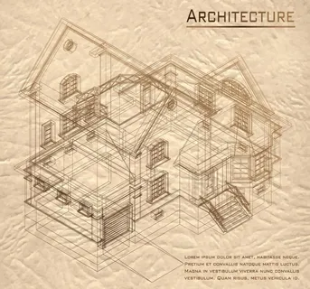 欧式建筑别墅设计图图片