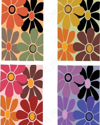 时尚花纹家纺地毯图片