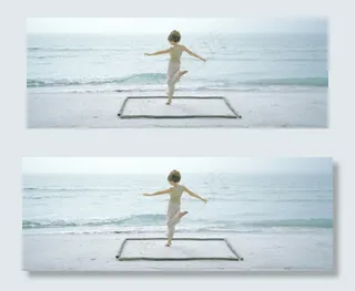 沙滩上的美女写真