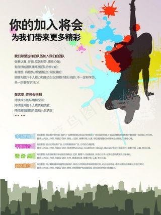 创意招聘海报图片