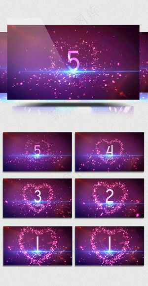 2018情人节炫光震撼花瓣爱心形状...