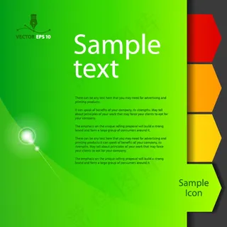 彩色标签03-矢量素材