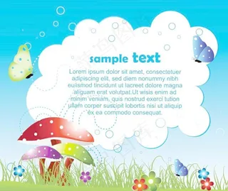 动感绿色生态背景图片