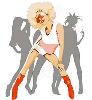 时尚美女矢量素材