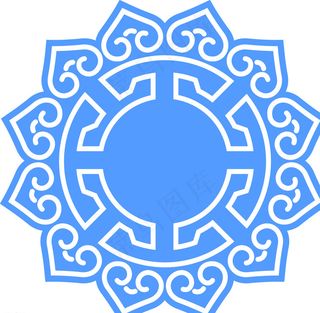 蒙古花纹图片