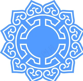 蒙古花纹图片