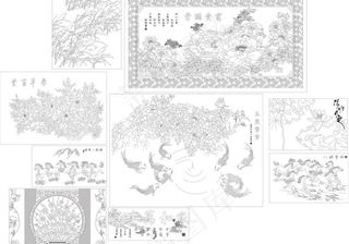 矢量大雕刻图片