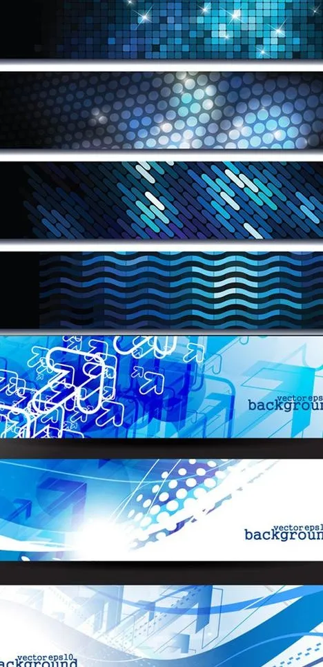 蓝色科技图片eps,ai矢量模版下载