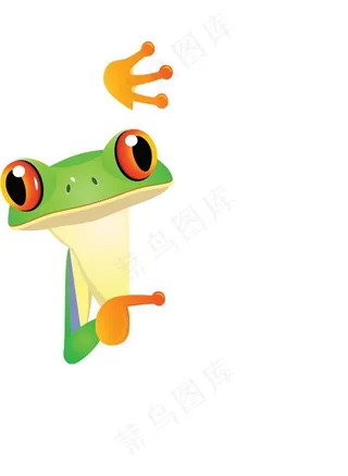 卡通青蛙公告栏图片