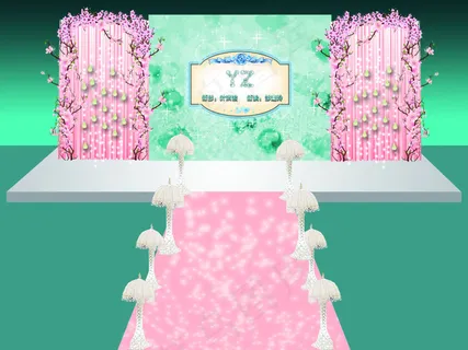 蒂芙尼兰樱花婚礼