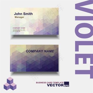 时尚名片卡片设计模板素材