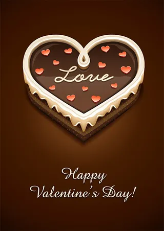 精美情人节卡片矢量素材