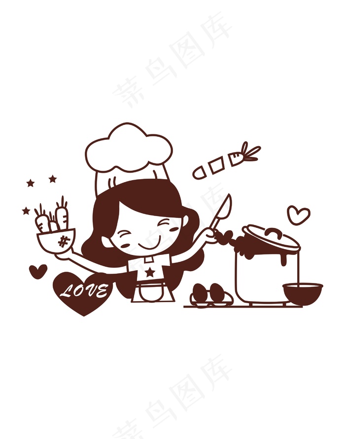 小女孩卡通人物