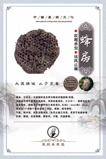 药材中医宣传挂画设计