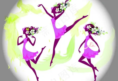 跳舞的女孩图片 跳舞的女孩图片