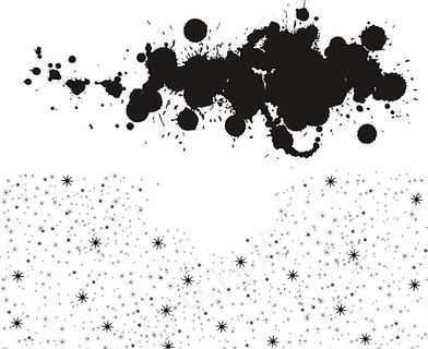 星光 泼墨素材图片