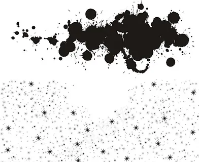 星光 泼墨素材图片