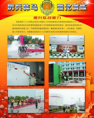 消防展板图片