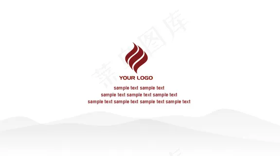 简约中国风名片