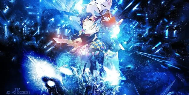 蓝色动漫炫酷图片 蓝色动漫炫酷图片