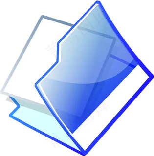 打开文件夹的剪辑艺术