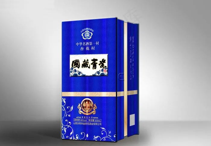 白酒包装盒 （平面图）图片