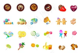 糖果矢量素材图片